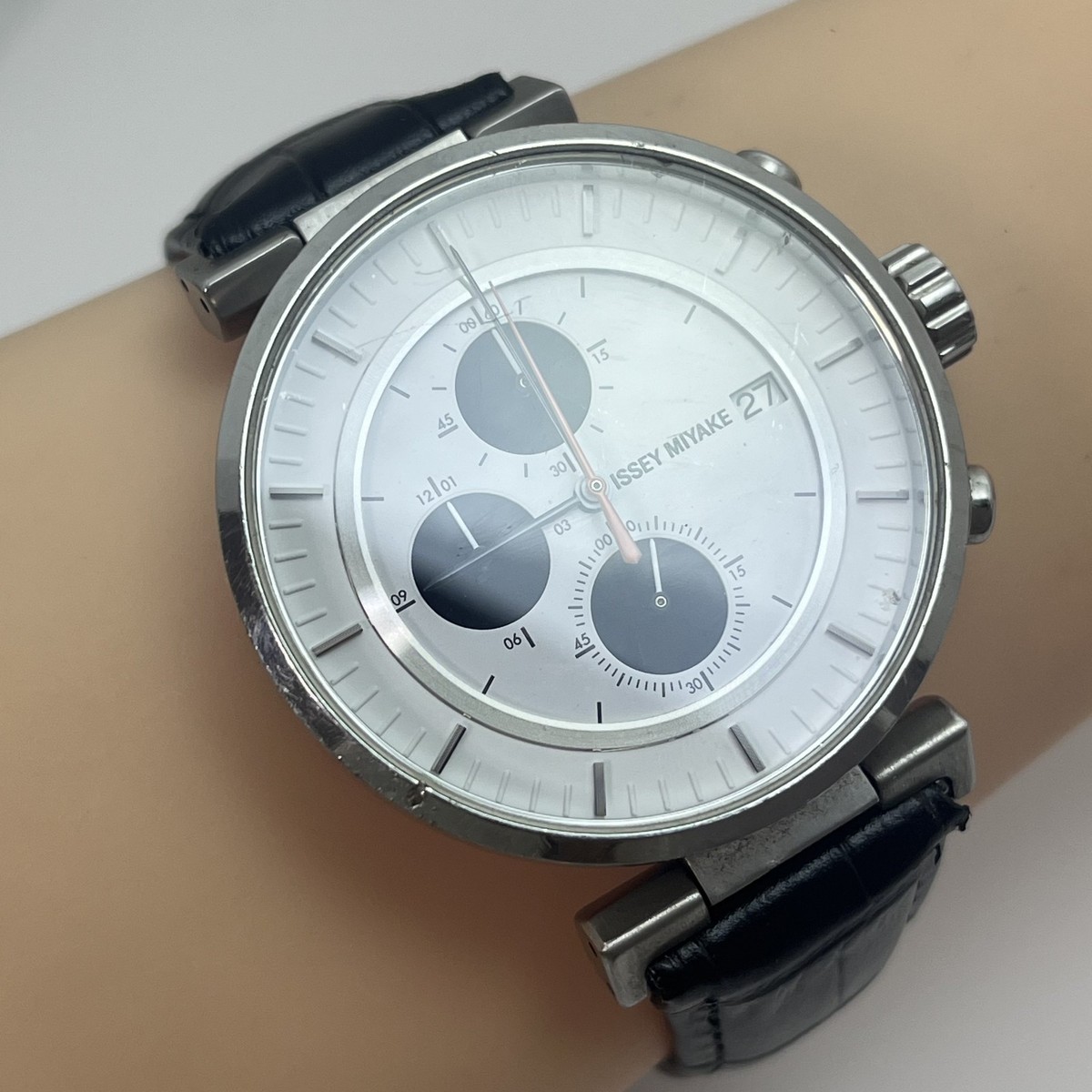 Seiko Issey Miyake W Satoshi Wada Chronograph VK67 Japan Designer