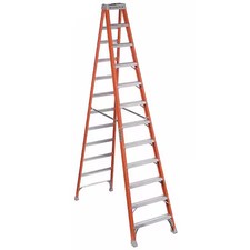Louisville Fs1512 12 Ft Fiberglass Stepladder, 300 Lb Capacity