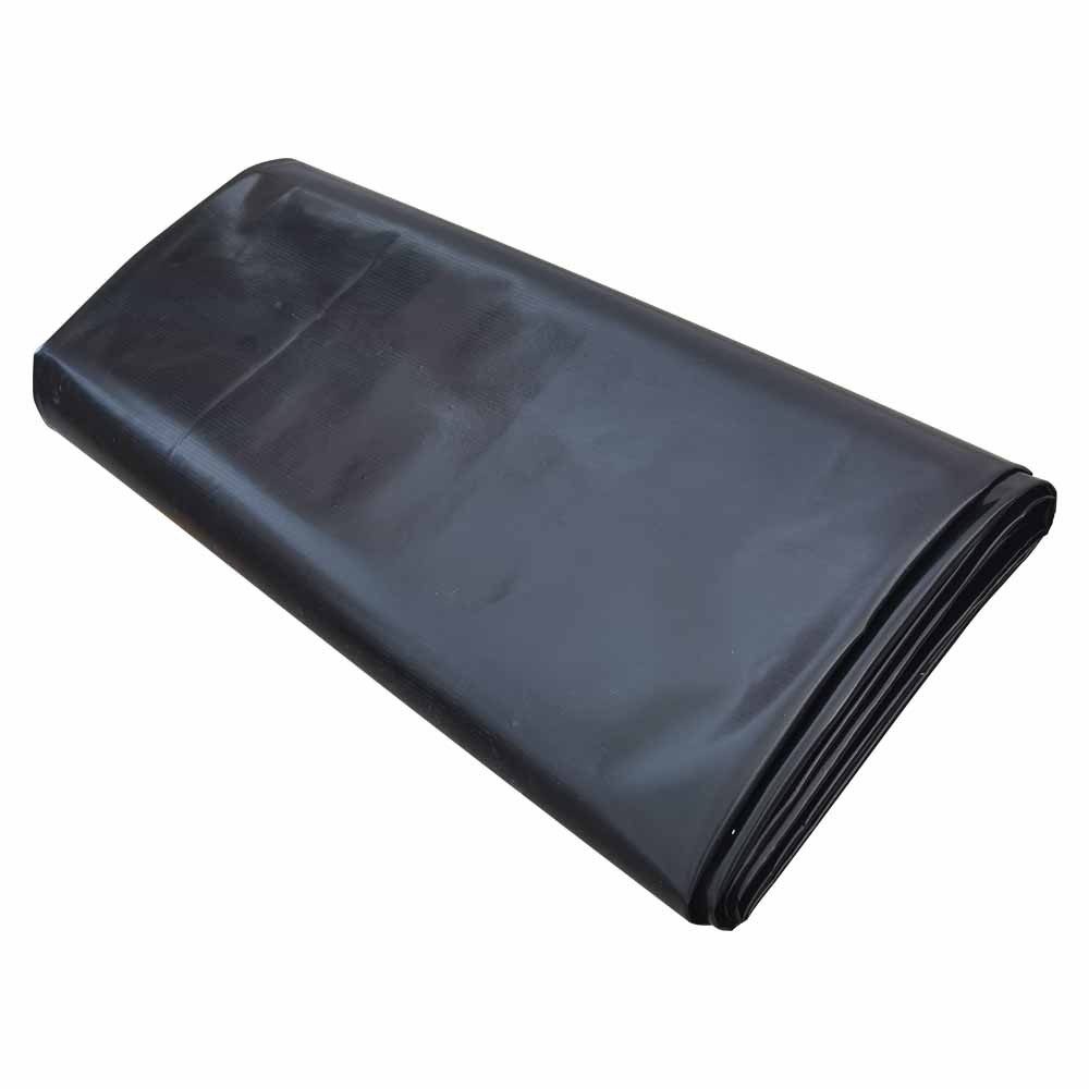 HDPE Pond Liner Membrane Impervious Aquaculture (10ft x 15ft, 12mil Thickness)