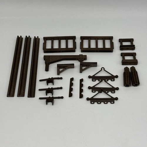 playmobil castle parts Brown 3447 3888 3444 3666 3449 3448 3450 3445 Vintage