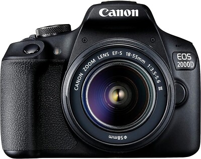 Canon EOS 2000D DSLR Camera + 18-55mm III Kit