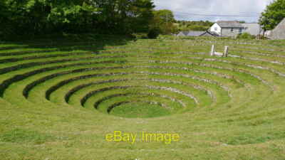 Foto 6x4 Gwennap Pit Redruth Ein stillgelegtes Bergwerk funktioniert welches umgebaut wurde c2019