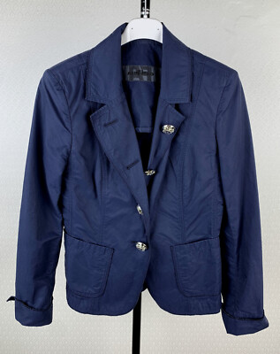 AIRFIELD Damen Gr. 34 Jacke Blazer Übergangsjacke navy blau Herbst Frühjahr 809