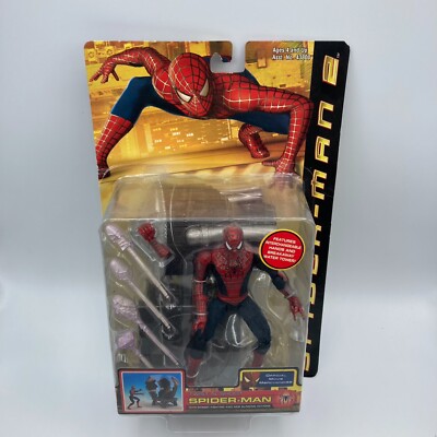 Spider-Man 2 Twist n' Shoot Action Figure 2004 Toy Biz Tobey