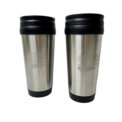 DuPont Motorsports Stainless Steel Travel Mug Set - Insulated NASCAR Cups