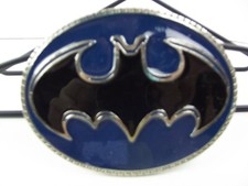 New Belt Buckle BATMAN Chrome Black Blue