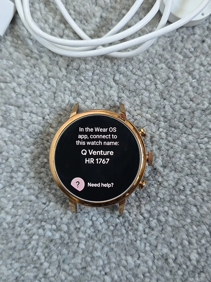 Fossil Venture HR Gen 4 Smart Watch DW7F1 - Rose Gold & Silver - HR GPS Ref A12 - Image 4 of 4