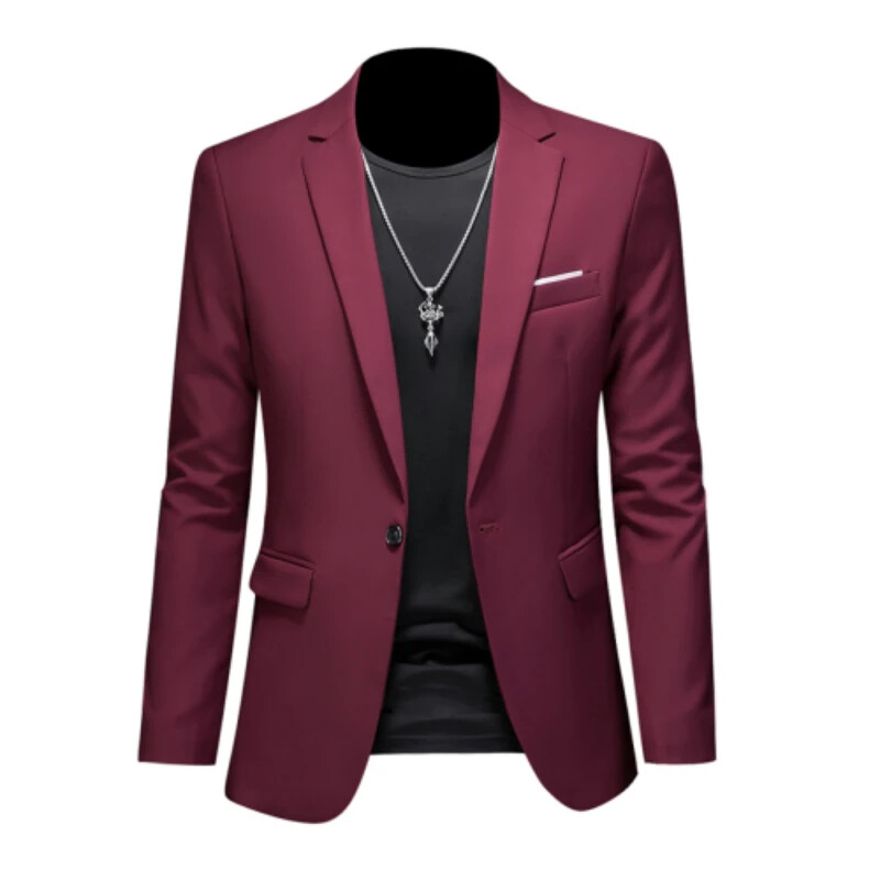 Suit 6XL Men's Slim Groom Wedding Suit Jacket Business Office Suit