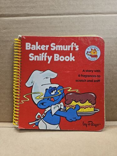 1982 Baker Smurf's Sniffy Book by Peyo  - Afbeelding 1 van 19