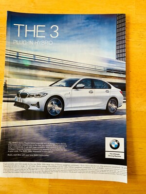 DER BMW 3ER 3 PLUG IN HYBRID 330E POSTER WERBUNG A4 GRÖSSE XA