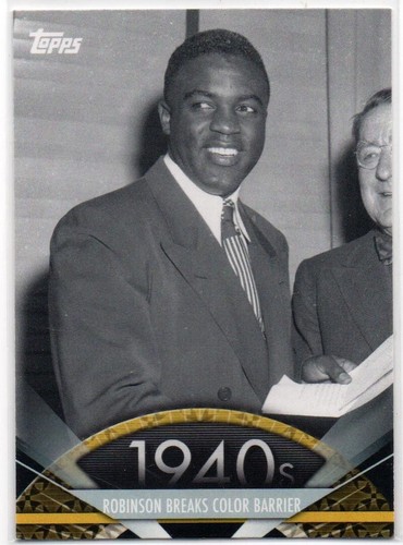 2011 Topps American Pie #8 Jackie Robinson Breaks Color Barrier DODGERS card 52