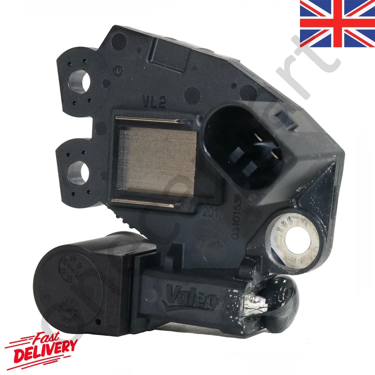 Valeo 14V Alternator Regulator 593949 For 2542238, 435755 