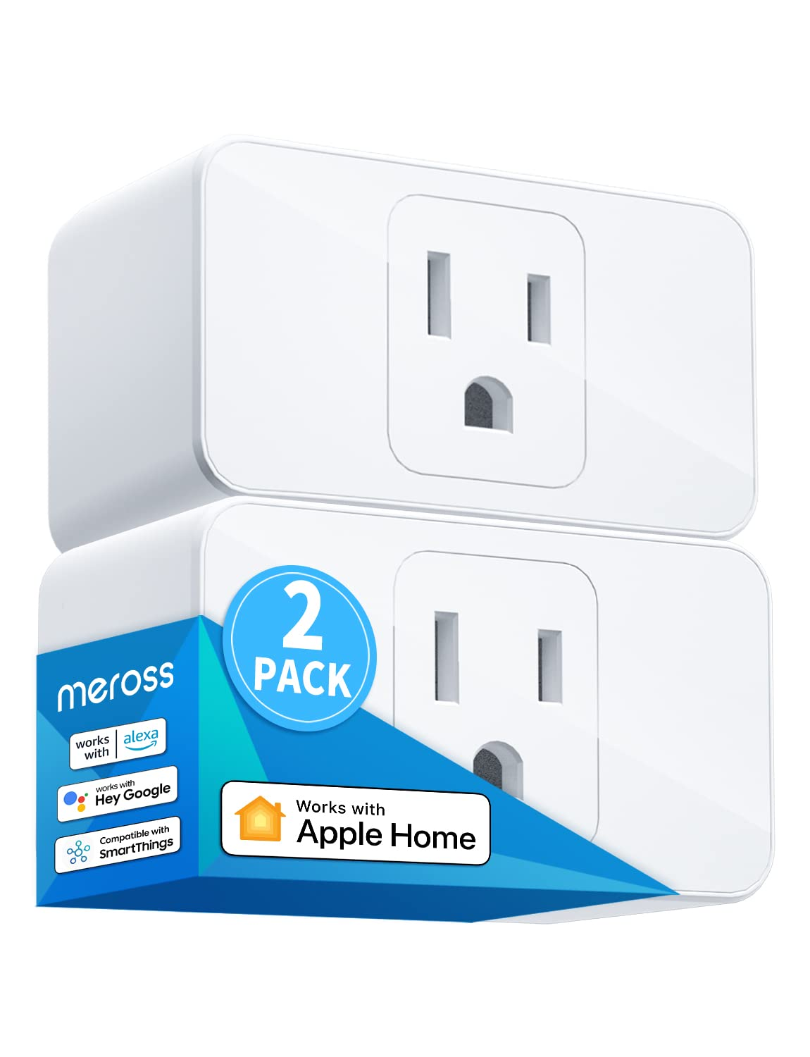 Smart Plug Mini, 15A & Reliable Wi-Fi, Support Apple Homekit, Siri, Alexa, Echo,-image