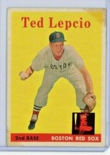 1958 Topps #29 Ted Lepcio - Boston Red Sox 2nd Base