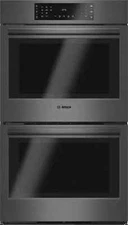 Bosch 800 Series HBL8642UC 30" Double Electric Wall Oven, Black Stainless Steel