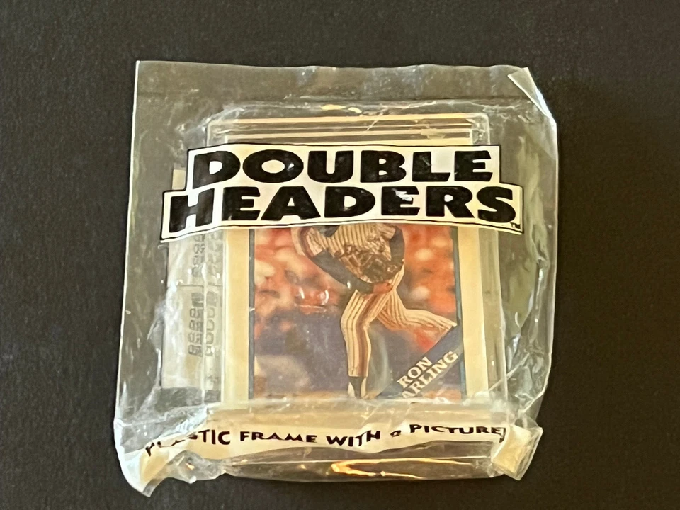 Topps 1988 doble encabezado - edición de prueba--- Ron Darling--- en envoltorio--- Mets de Nueva York Foto 3 de 4