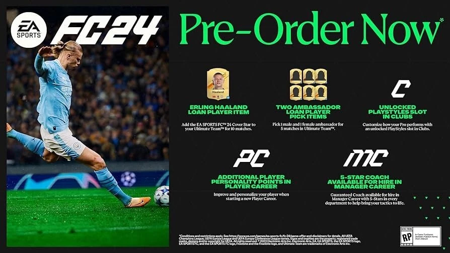 Can you preload EA FC 24 on Xbox, PlayStation & PC?