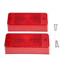 2X Red Tail Light Lens For Bobcat 553 751 753 763 773 863 864 873 S130 S150 S160