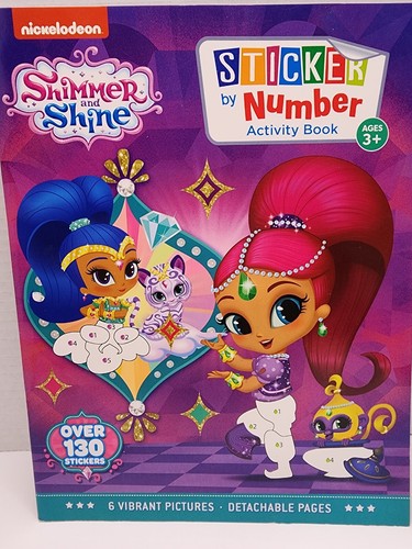 Nickelodeon Shimmer And Shine Sticker by Number Paperback 130+ Stickers | eBay