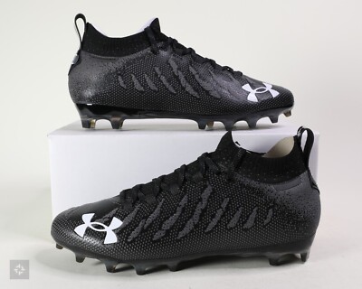 Under Armour Spotlight Lux MC Black Football Cleats Mens Size