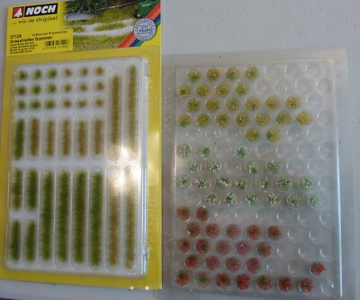 Noch 07128 Grass Strips Spring HO PLUS Flowers Detail Scenery Road & Track Side