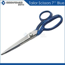 Tailor Scissors Sewing Utility Upholstery Shears 7'' Stainless Steel Blue Color