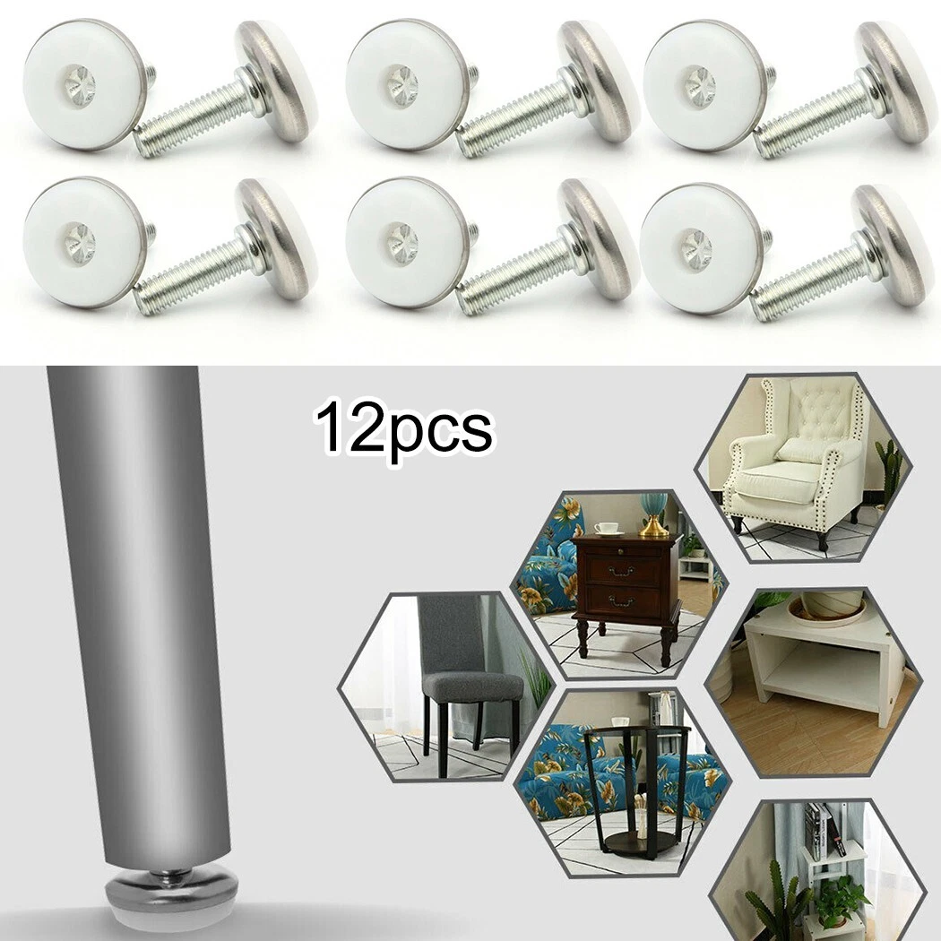 Ausgleich Füße 12PCS 28 20mm Verstellbar Schrank Möbel Büro Haushalt | eBay