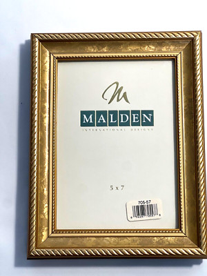 Malden Gold Photo Frame 5x7 - New in Box