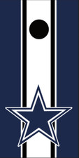 Dallas Cowboys 2PCS Cornhole Board Wraps Decals Vinyl Sticker