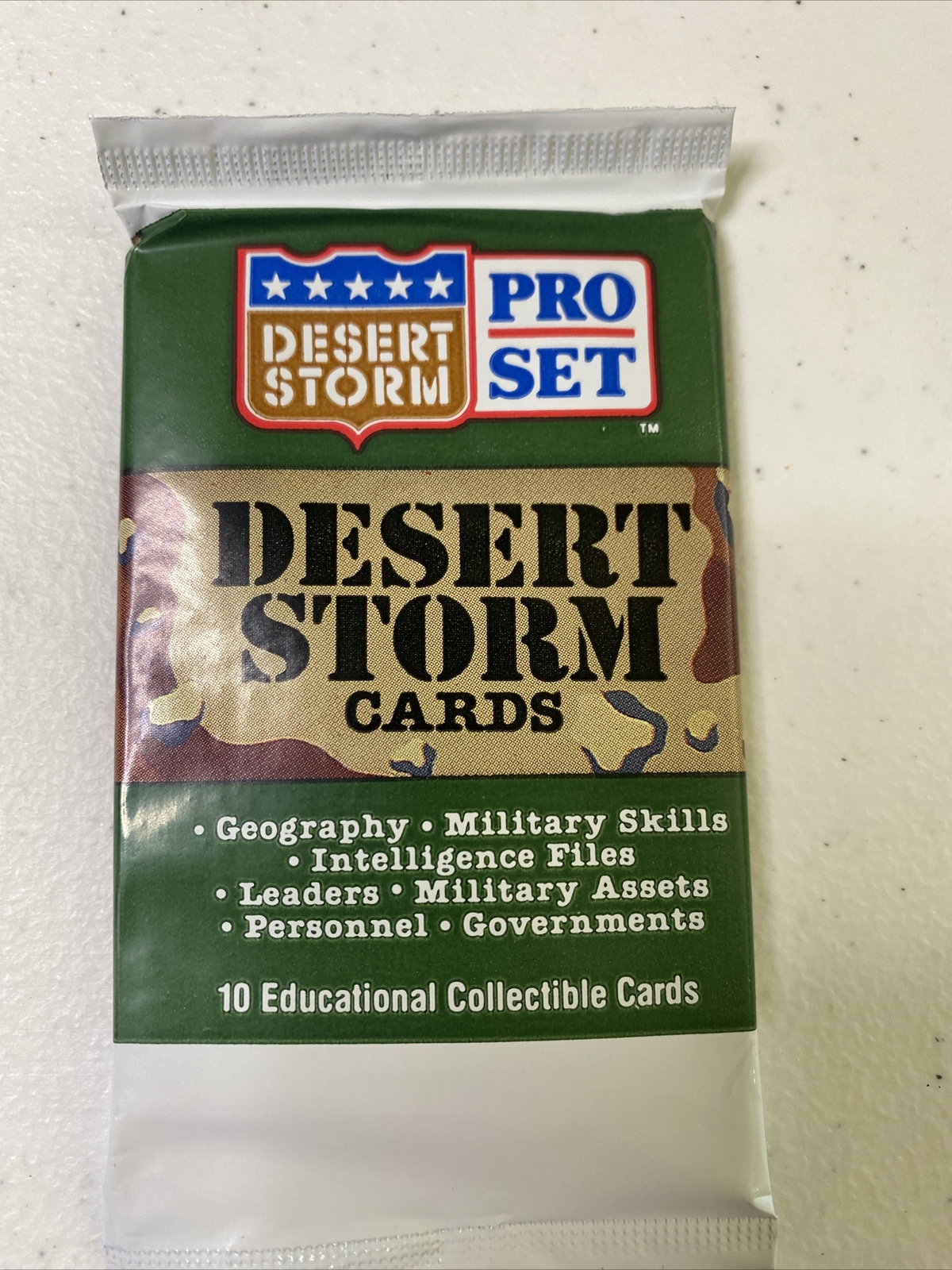 Desert Storm Pro Set 10 Collectable Cards Unopened 1991 for sale online |  eBay