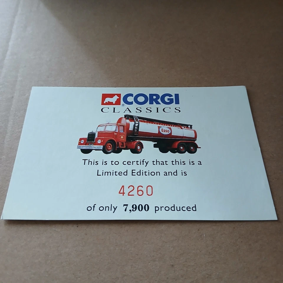 CAMION ESSO SCAMMELL HIGHWAYMAN & TANKER TRAILER SET CORGI CLASSICS - Immagine 4 di 4