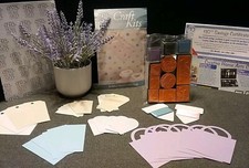 Creative Home Arts Club Craft Kits   Rubber Stamp Gift Tags Gifts  Party Decor 