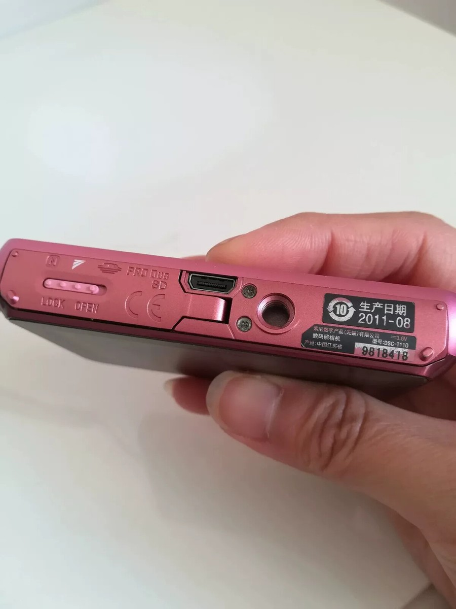 SONY Digital Camera DSC-T110 16.1MP Cyber Shot 4x Optical Zoom