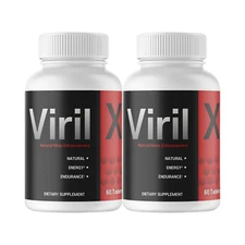 2-Pack Viril X All Natural Formula Dietary Supplement - 120 Capsules