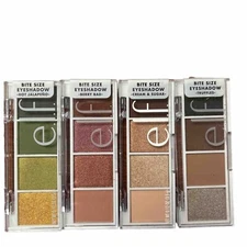 4 e.l.f. Bite-Size Eyeshadows, Blendable, Creamy  4  Different 