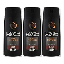 Axe Dark Temptation Deodorant  Body Spray, 150ml Pack of 3 