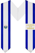 Graduation Sash Class of 2024 Graduation Stole Flag Stole-B24