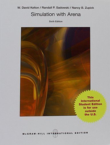 Simulation With Arena 6th Edition by David Kelton for sale online