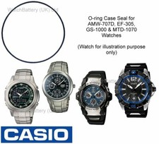 Casio Black O-Ring Watch Case Seal-fits GS-1000,GS-1010,GS-1050 & others-Genuine