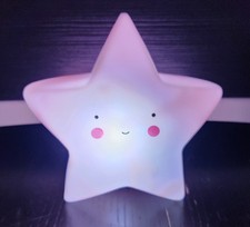 Veilleuse LED Étoile – Rose