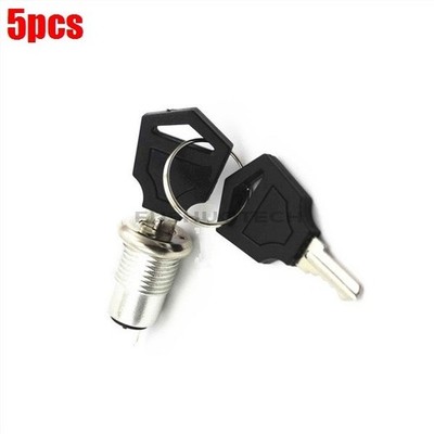 5pcs key lock + keys electronic key switch lock S1203 security power lock rx *mp