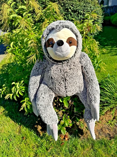 Jumbo 5ft." Sloth Plush Giant Stuffed Animal Huge Soft Oversized Plushie Gift