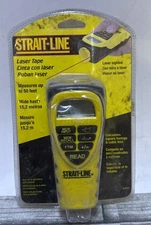 New Old Stock Sealed Strait Line Laser Tape Measures Up To 50 Feet Easy Accurate