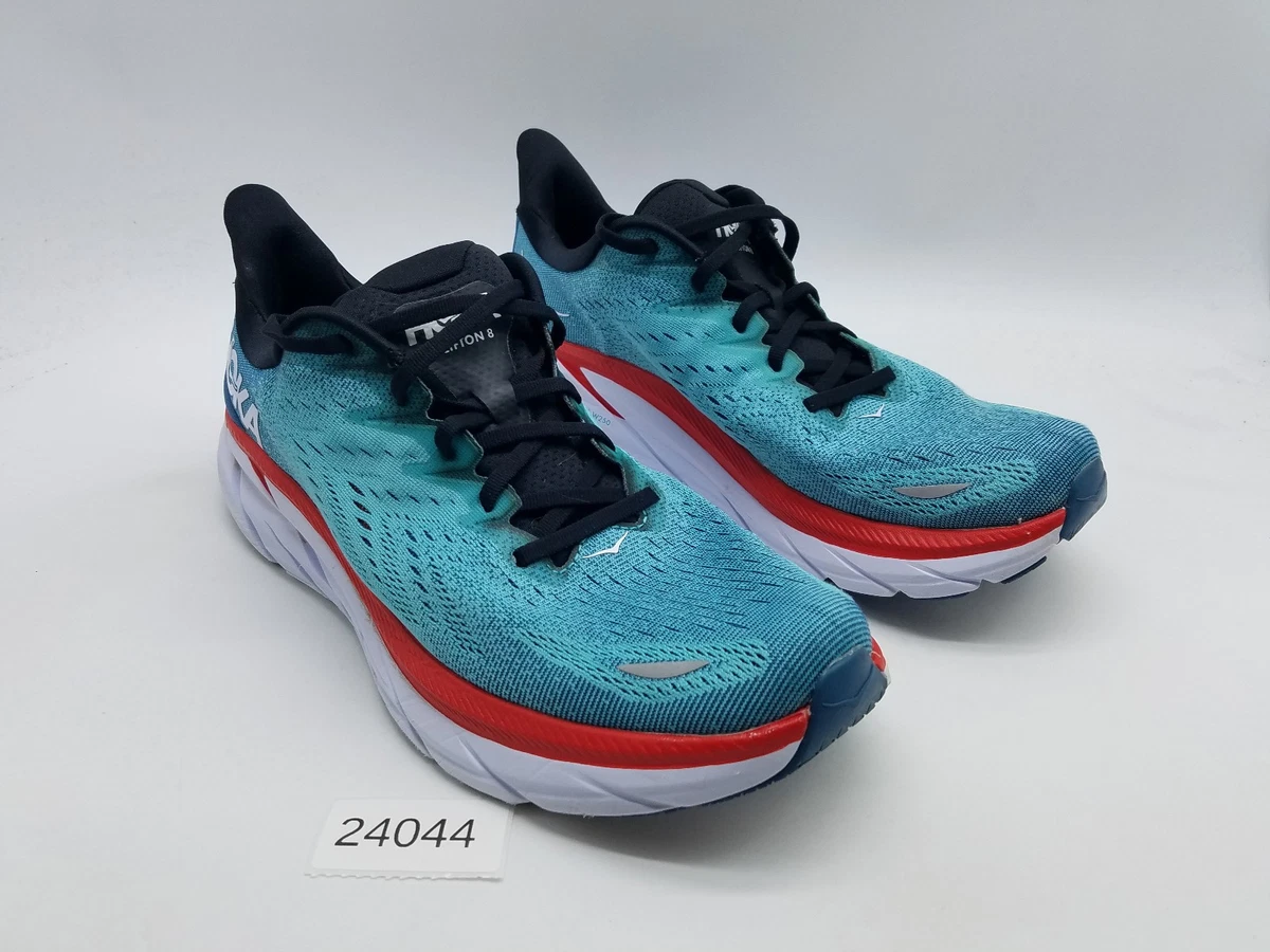 Hoka One One Men\'s Teal Aquarelle Clifton 8 Running Athletic Shoes Sz 11.5D 3021 Hoka One One HOKA Clifton 8 Real Teal for sale | eBay main image 3