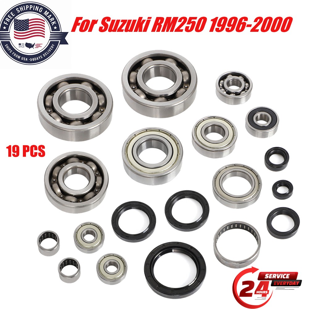 Bottom End Crank & Transmission Bearing Seals Rebuild Kit For Suzuki RM250 1996-2000 – Bukimiseh, China-made 3 thumbnail image