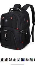 SHRRADOO Extra Large 50L Travel Laptop Backpack with USB Charging Port New