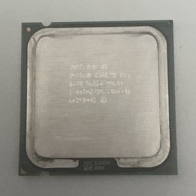 Intel Core 2 Duo E6300 SL9S8 1.86GHz 2-Core LGA775 1066MHz 2MB L2 Cache CPU