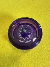 VTG Used Yomega Yo-Yo Translucent Purple Power Spin