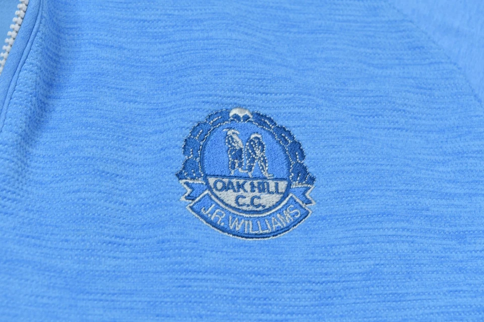 Peter Millar Vista Hybrid Full-Zip Jacket Mens Medium Blue Long Sleeve Golf - Image 4 of 4