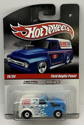 2010 Hot Wheels Slick Rides Hedman Headers Ford Anglia Panel #14
